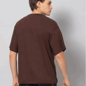 Oversized solid brown tshirt