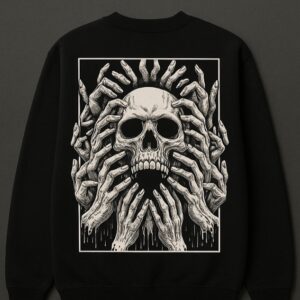 Skull sweatshirt black