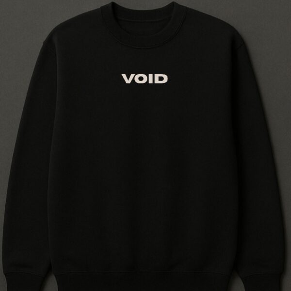 Skull sweatshirt black - Image 2